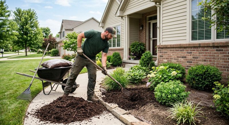 Black Mulch Installation in Honolulu, HI