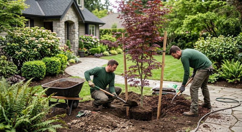 Oak Tree Planting in Honolulu, HI