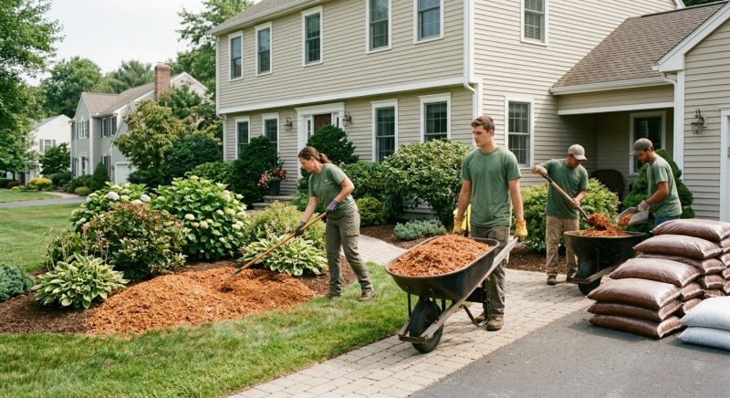 Organic Mulch Installation in Ventura County, CA