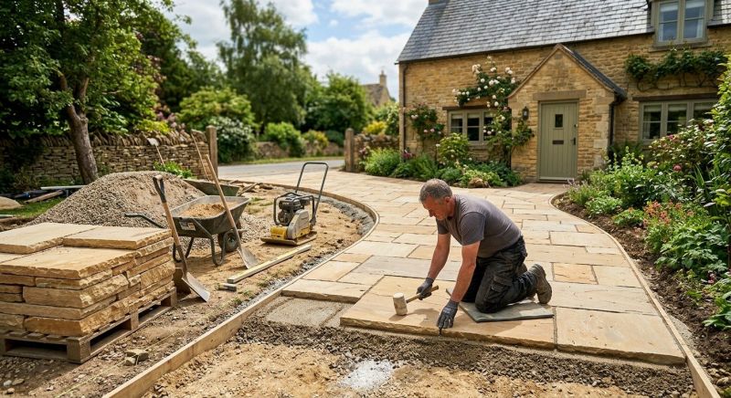 Stone Driveway Construction in Aurora, CO